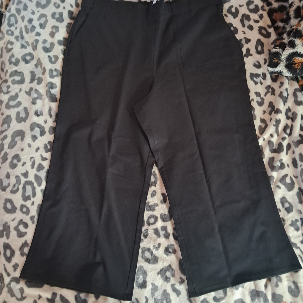 Chic Black Women's Capris - Picture 2 of 5